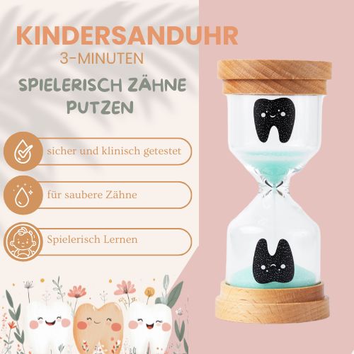 Kindersanduhr Swissbiosmile- Grün