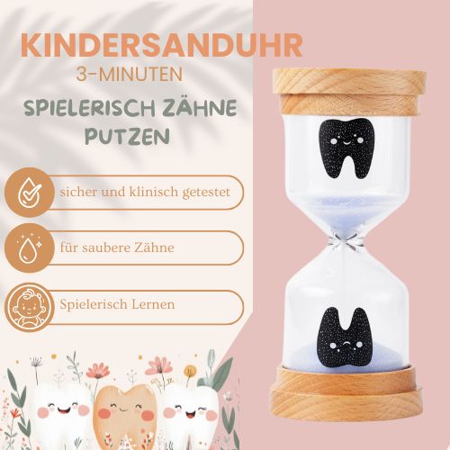 Kindersanduhr Swissbiosmile- Lila